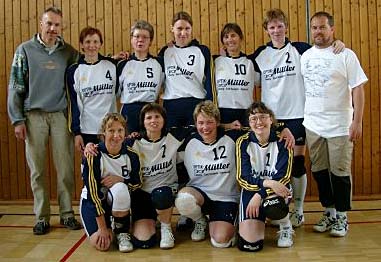 Damen I - Aufstiegsfoto 2003/2004