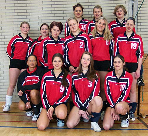 Damen II - Aufstiegsfoto 2003/2004